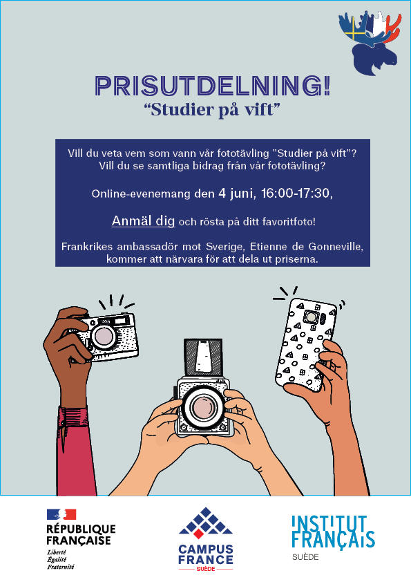 Prisutdelning den 4 juni 16:00 till 17:30