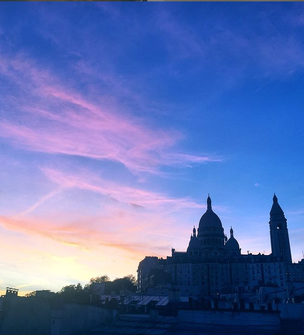 Paris - Sacré Cœur i motljus