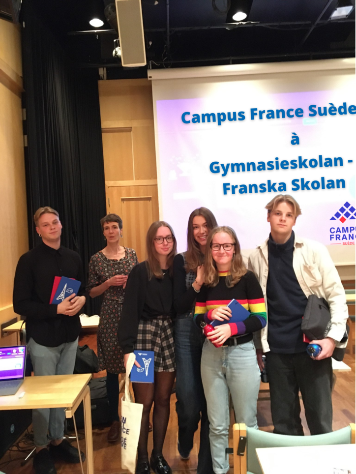 CFS på besök hos Franska Skolans gymnasium 2021